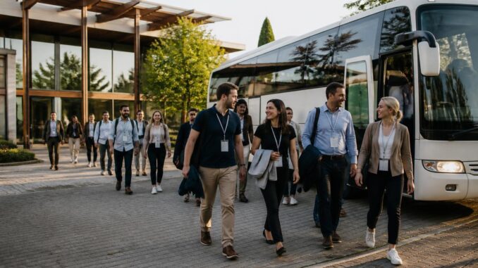 Firmenveranstaltungen und Teamevents: So lässt sich die Anreise größerer Teams organisieren